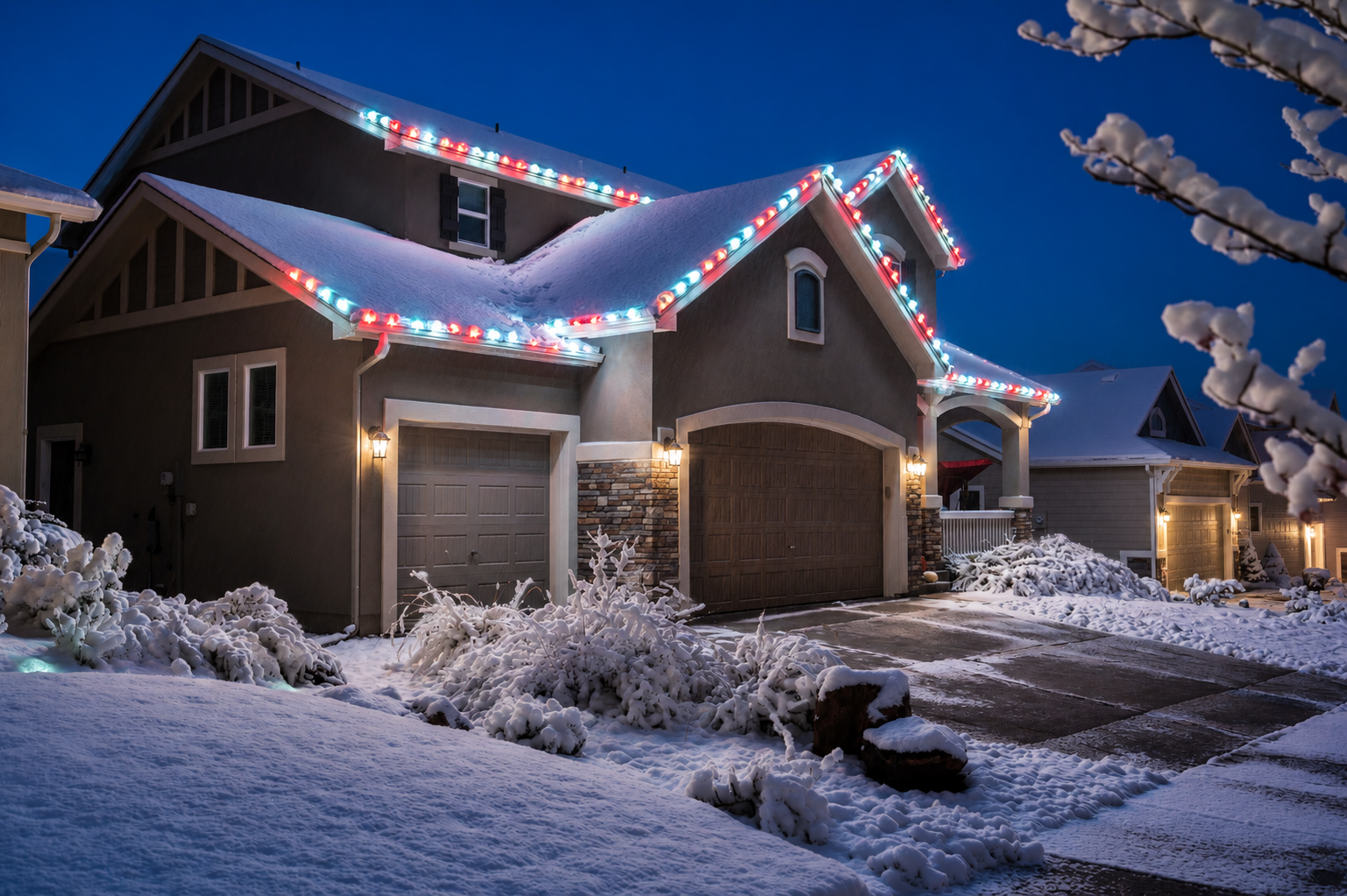 Christmas City Holiday Lighting install near Easton