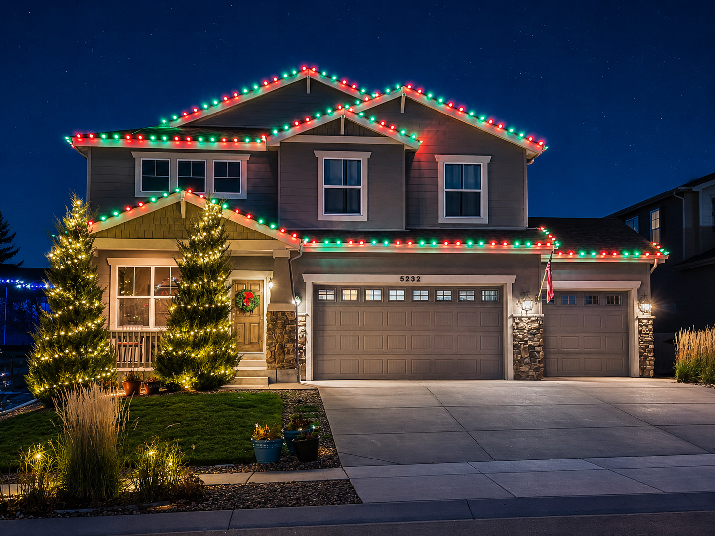 Christmas City Holiday Lighting install near Easton