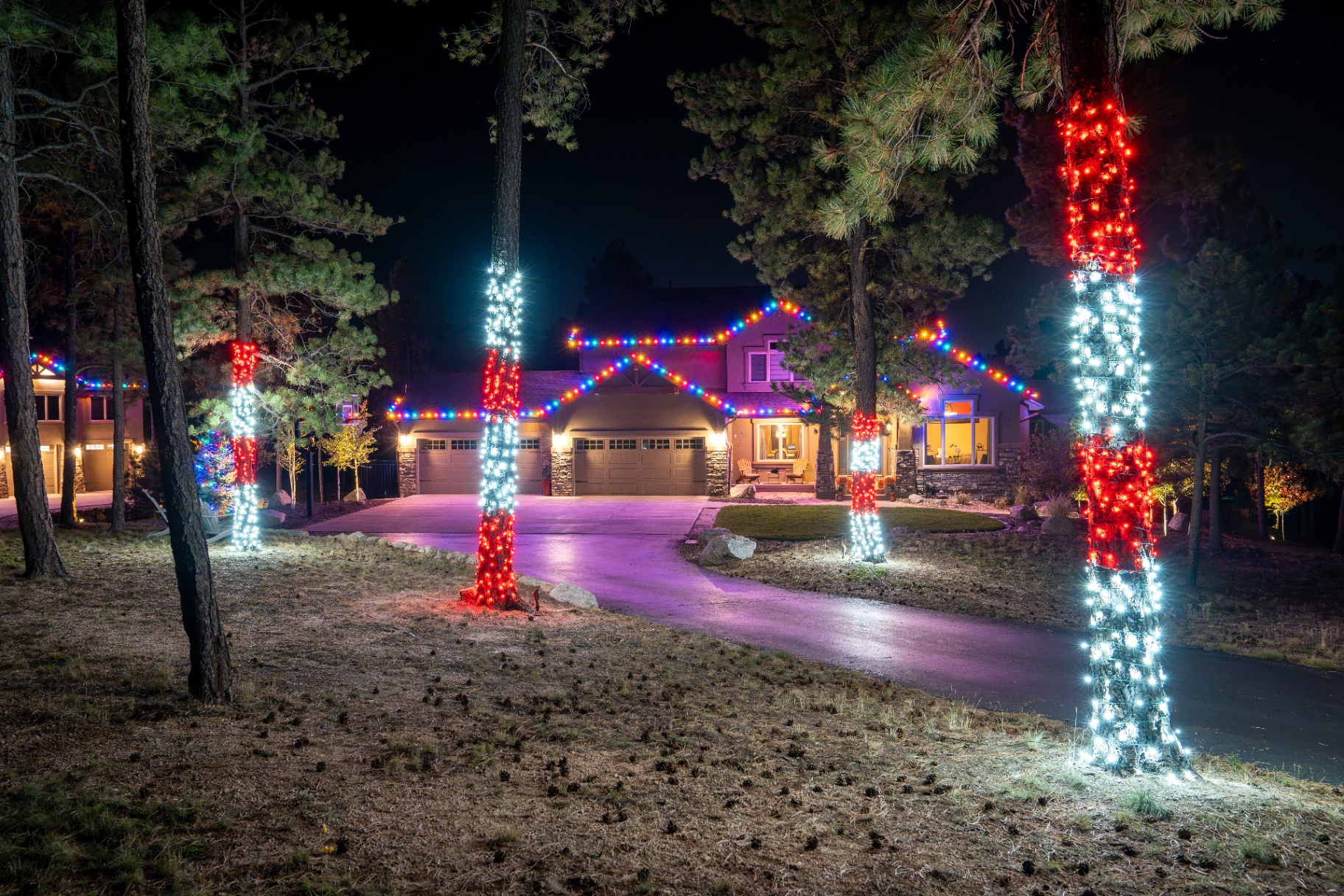 Christmas City Holiday Lighting install near Easton